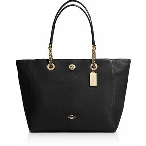 Coach Turnlock Chain Tote 27